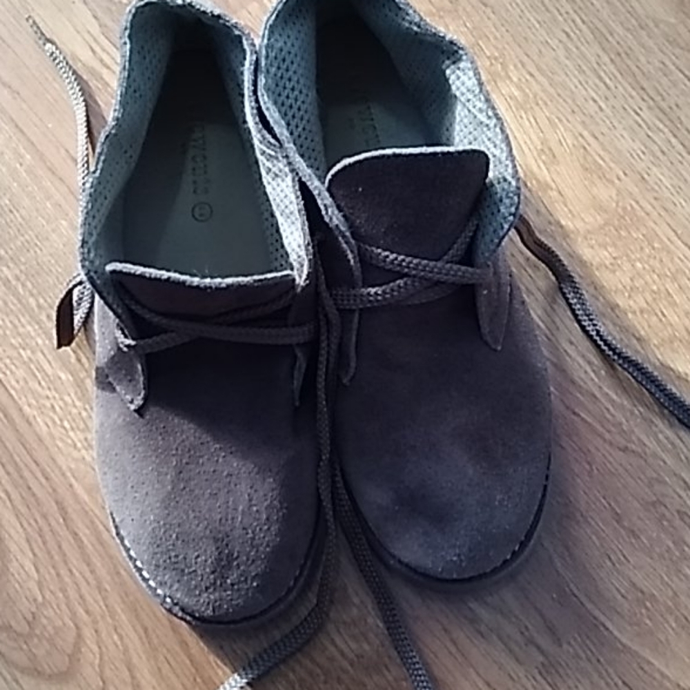 Ereweuts upper leather shoes color tang